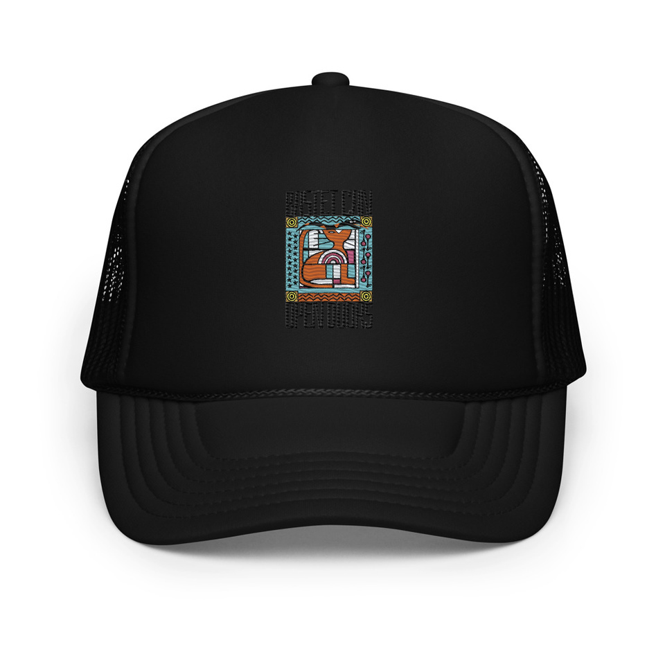Bastet can Open Doors Foam Trucker Hat