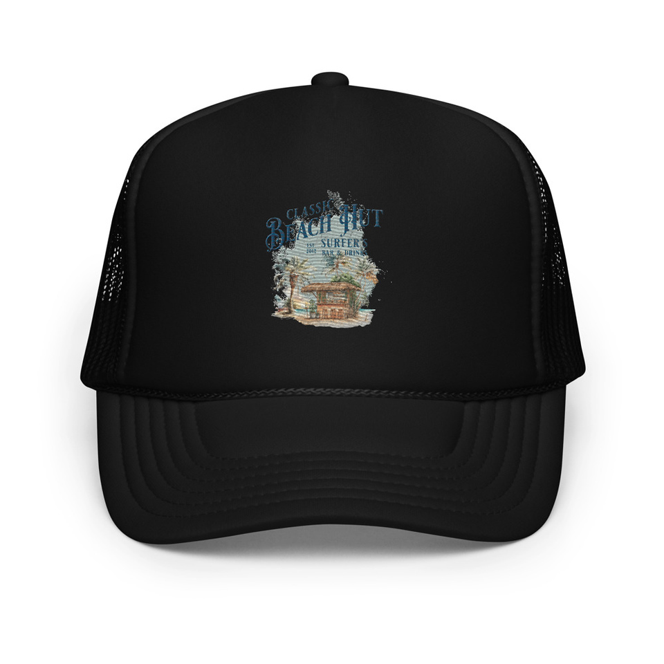 Beach Hut Foam Trucker Hat