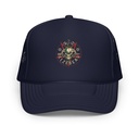 Belzebeast Pentagram - Halloween Skull with Snake Foam Trucker Hat