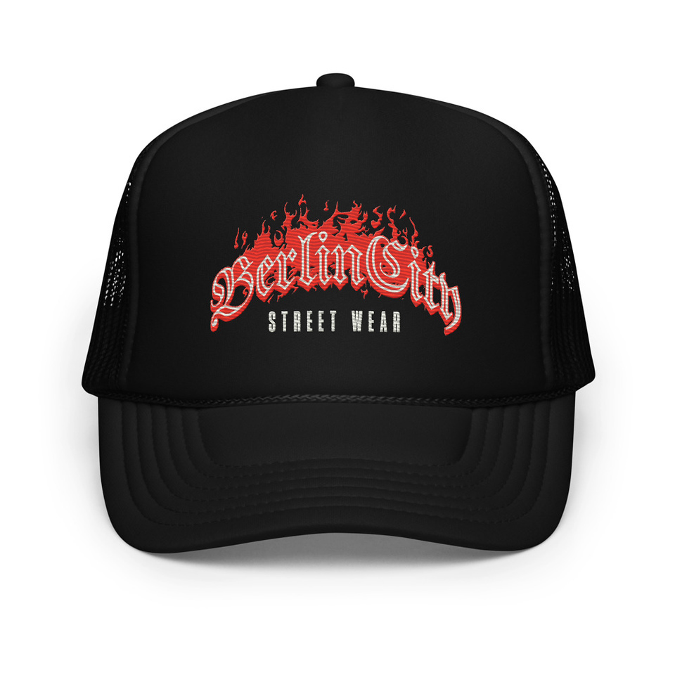 Berlin City Streetwear - Fire Foam Trucker Hat
