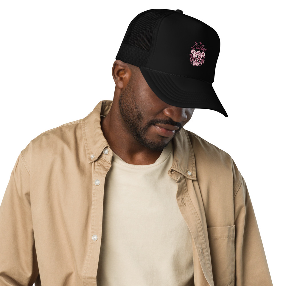 Bingo Queen - Retro Crown Foam Trucker Hat