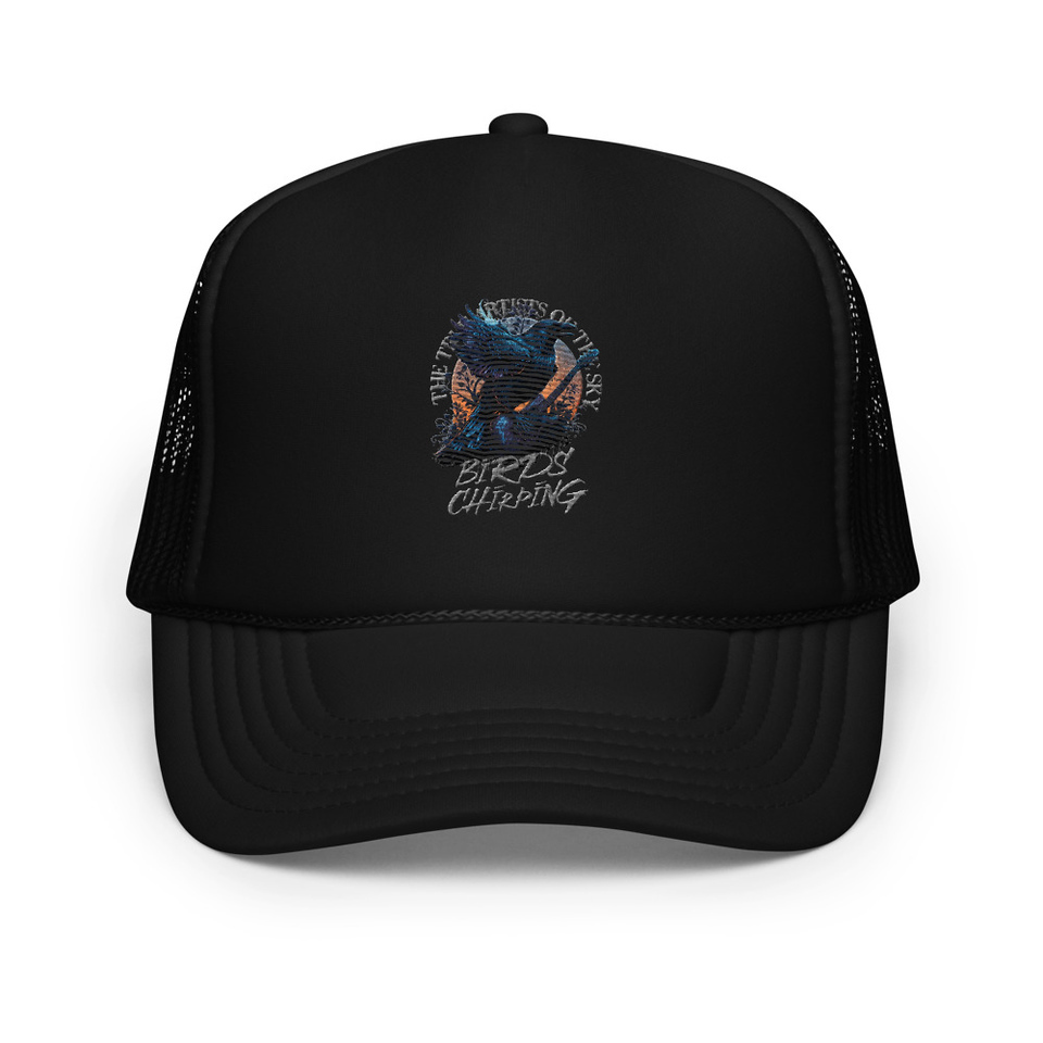 Birds Chirping Foam Trucker Hat