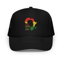 Black History Month - African Continent Foam Trucker Hat