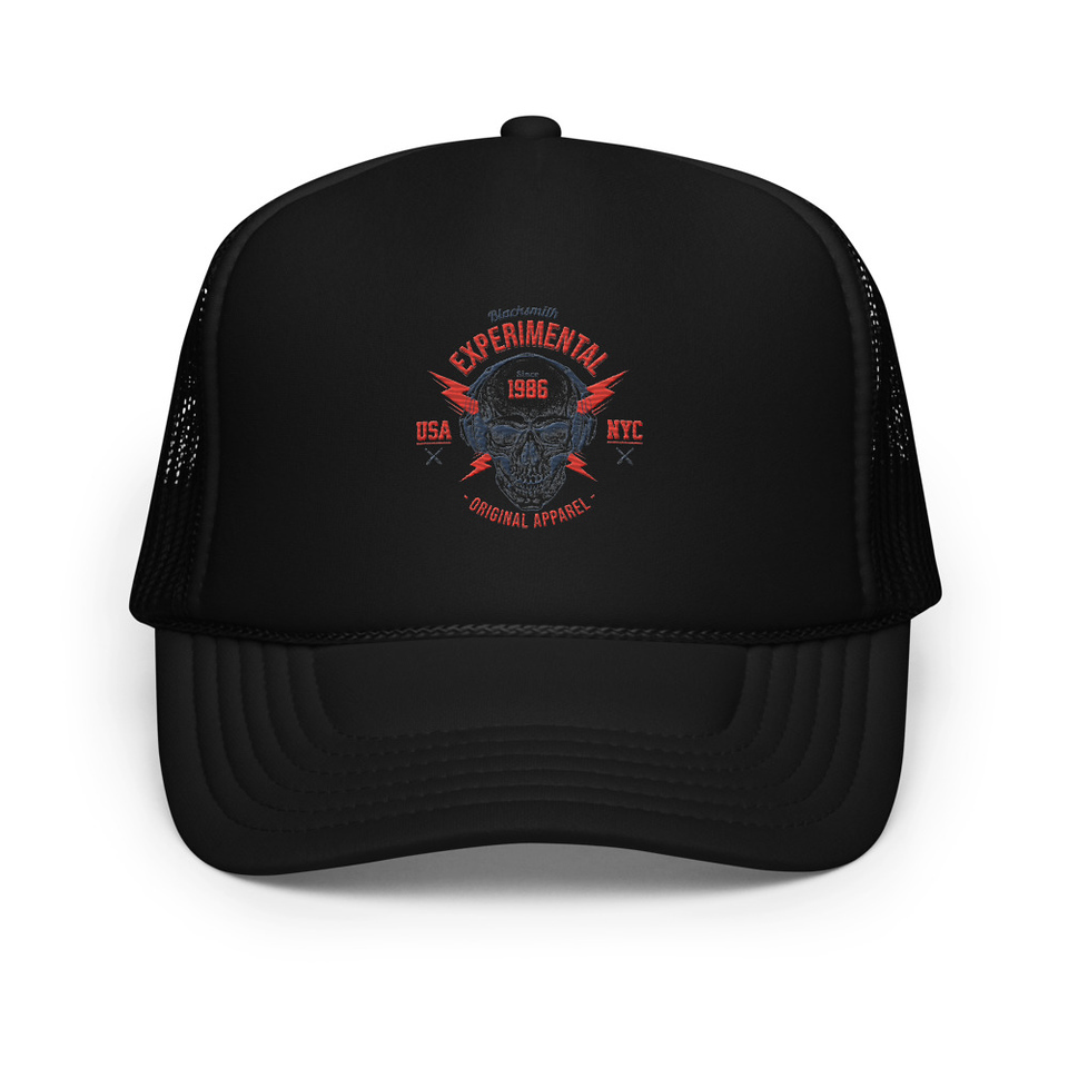 Blacksmith Experimental - Rock Skull Foam Trucker Hat