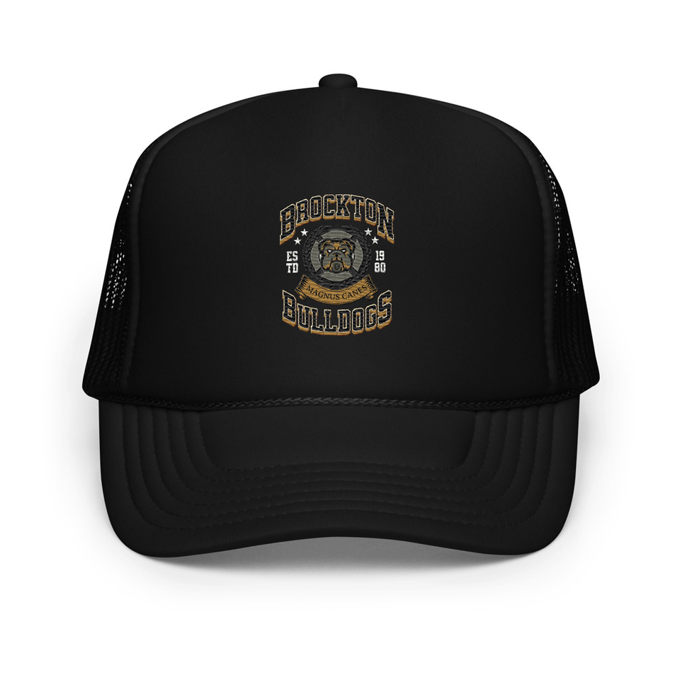 Brockton Bulldogs Foam Trucker Hat