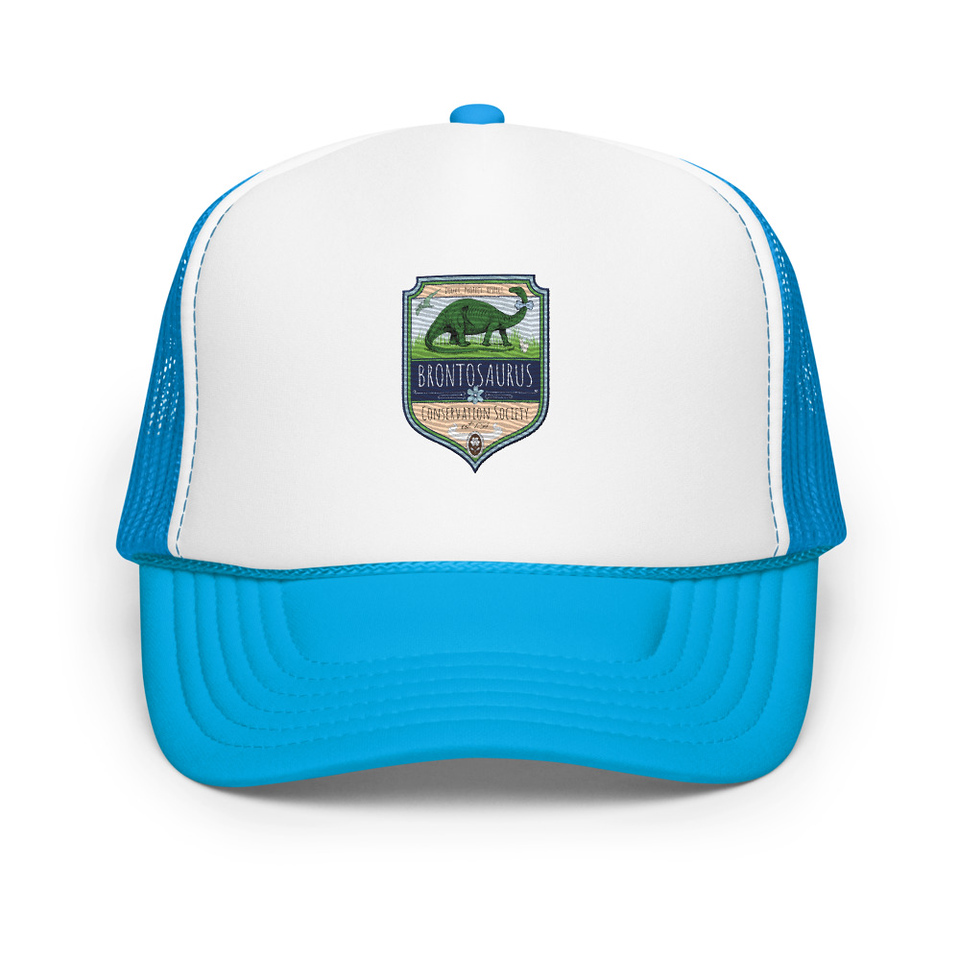 Brontosaurus Conservation Society Foam Trucker Hat