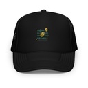 Caffeine Cartoon Foam Trucker Hat