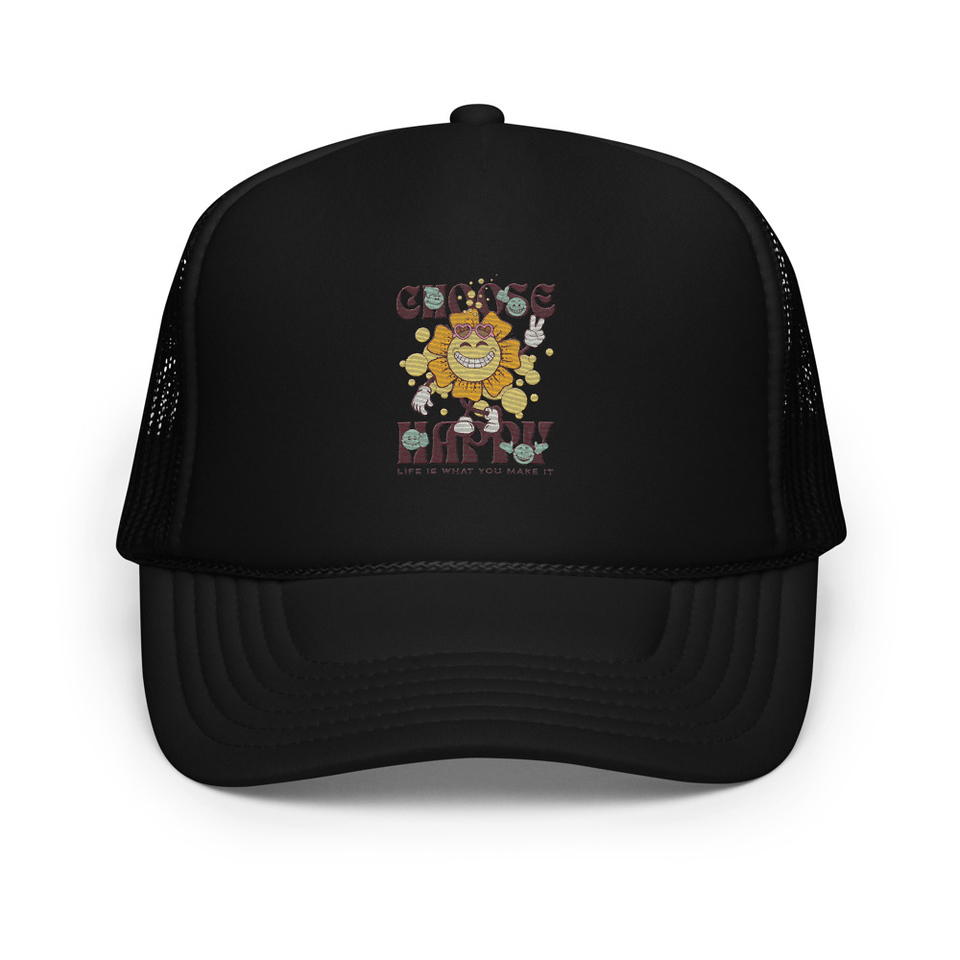 Choose Happy Foam Trucker Hat