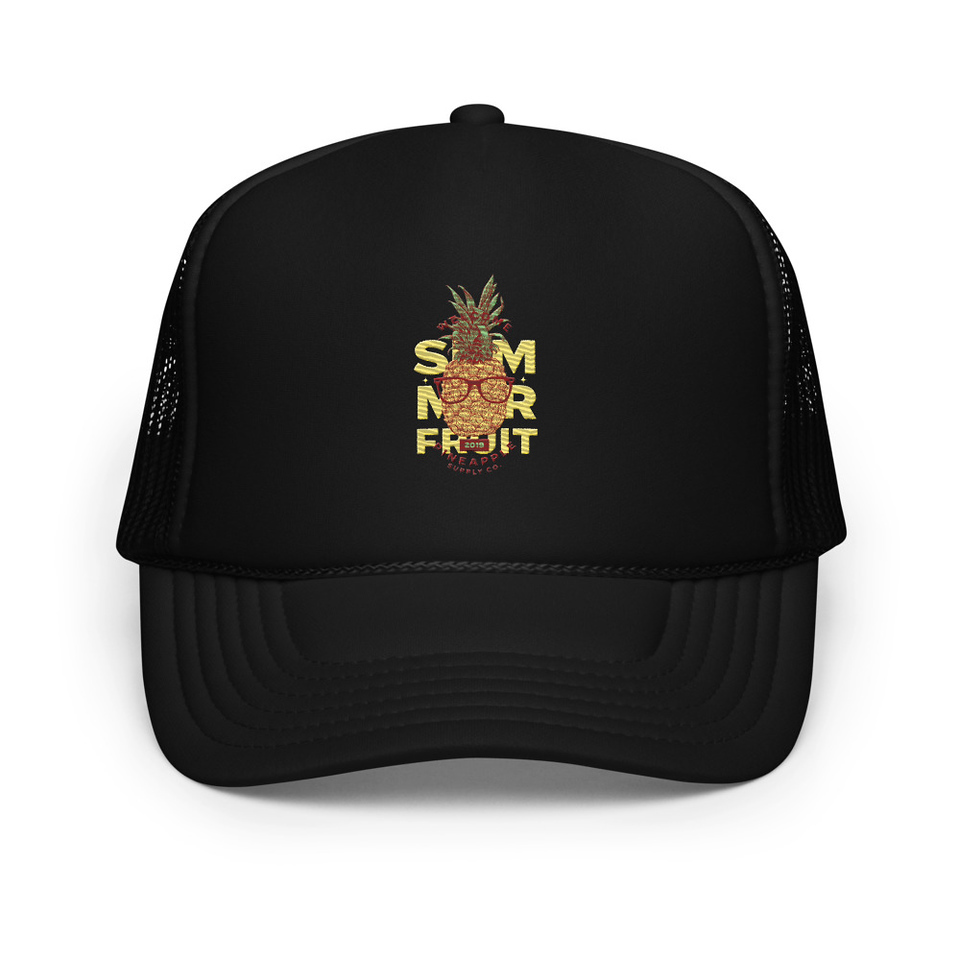 Cool Pineapple - Tropical Fruit Foam Trucker Hat
