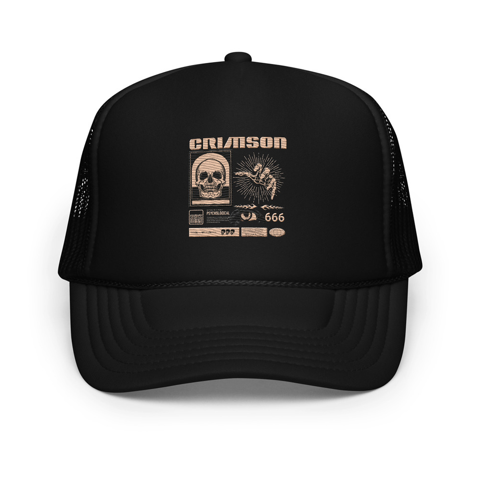 Crimson Foam Trucker Hat