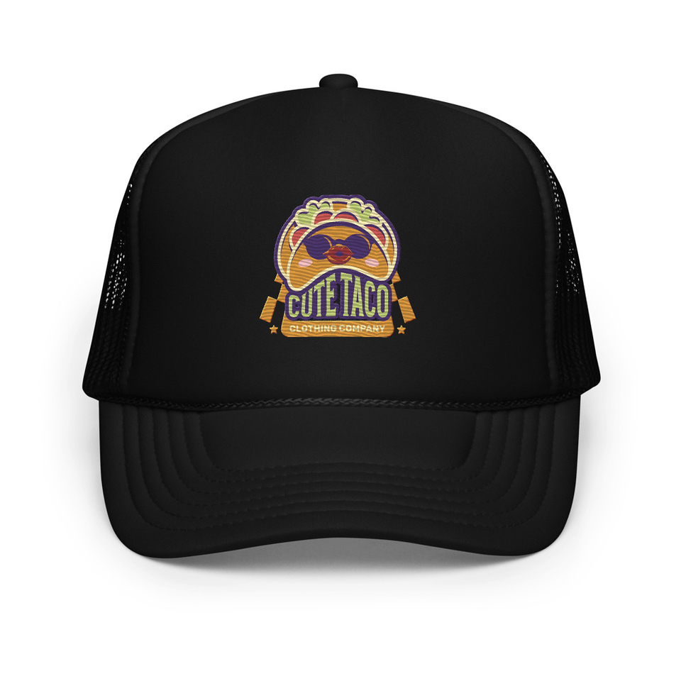 Cute Taco - Colorful Mexican Tortilla Foam Trucker Hat
