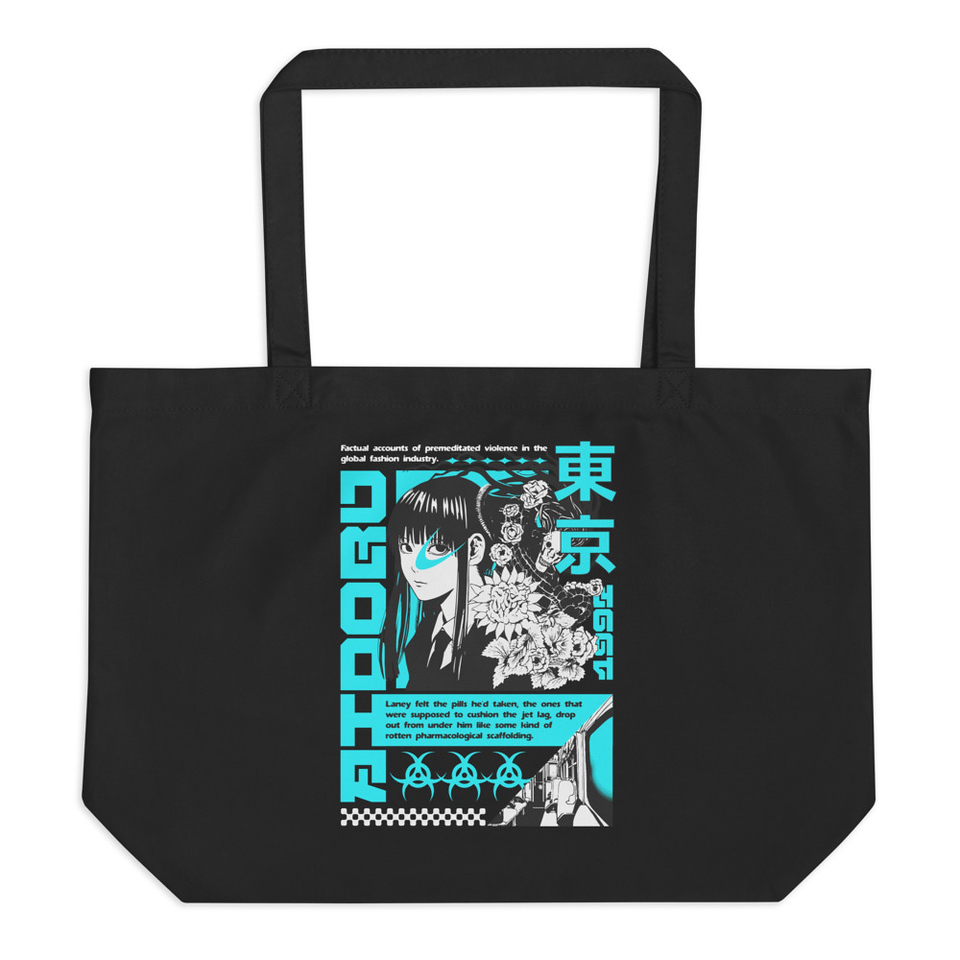 Aidoru - Japanese Anime Girl Large Eco Tote