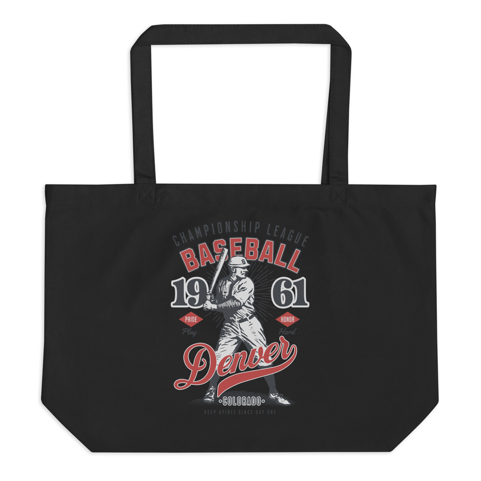 Baseball Championship League - University Sports Team Large Eco Tote