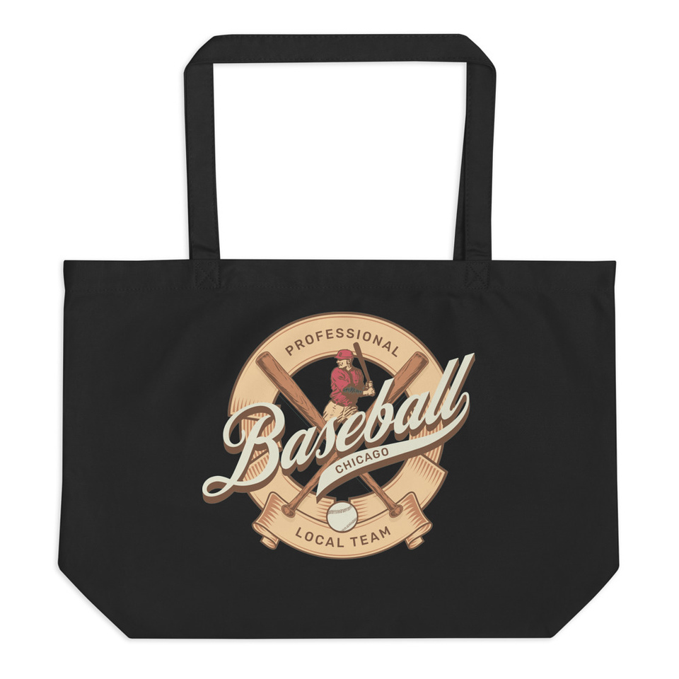 Baseball Team - College Sports Large Eco Tote