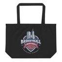 Basketball Sports Logo Large Eco Tote