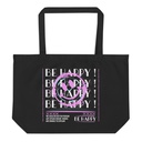 Be Happy ! Large Eco Tote
