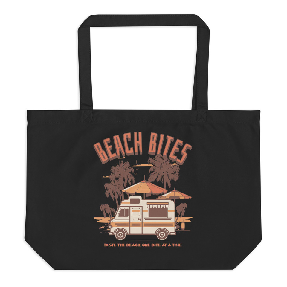 Beach Bites Large Eco Tote