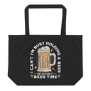 Beer Time - Father's Day Large Eco Tote