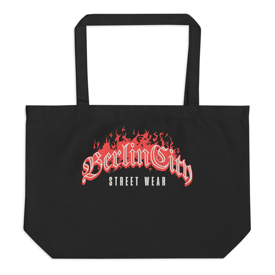Berlin City Streetwear - Fire Large Eco Tote