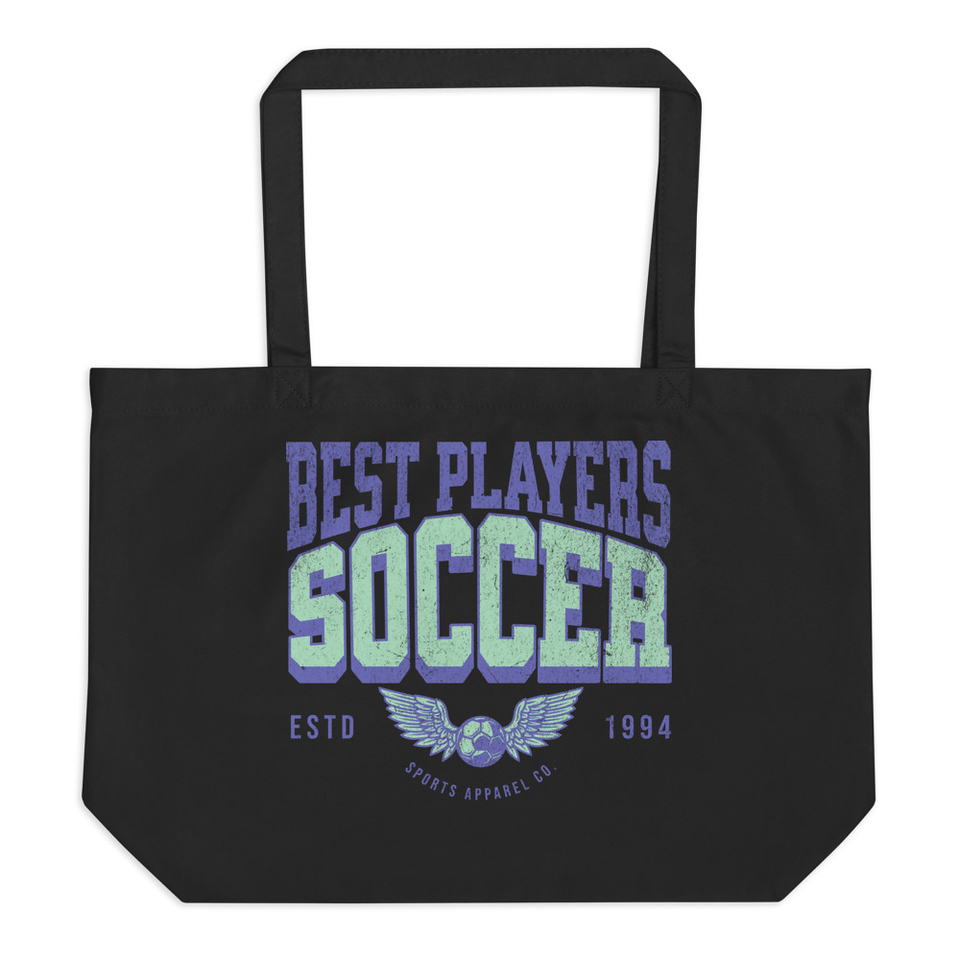 Best Players Soccer Large Eco Tote