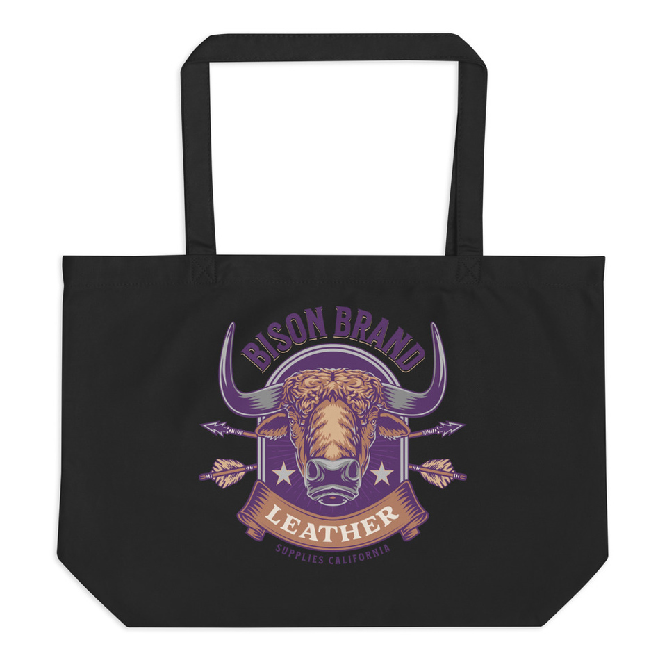 Bison Brand Leather - Animal Large Eco Tote