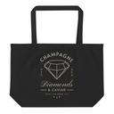 Black Diamonds - Elegant Large Eco Tote