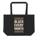 Black Every Month - African American History Large Eco Tote