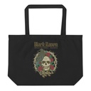 Black Raven Tattoo - Skull & Thorns Large Eco Tote