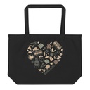 Boho Girl Poster Large Eco Tote