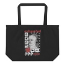 Burn Out - Futuristic 3D Head Large Eco Tote