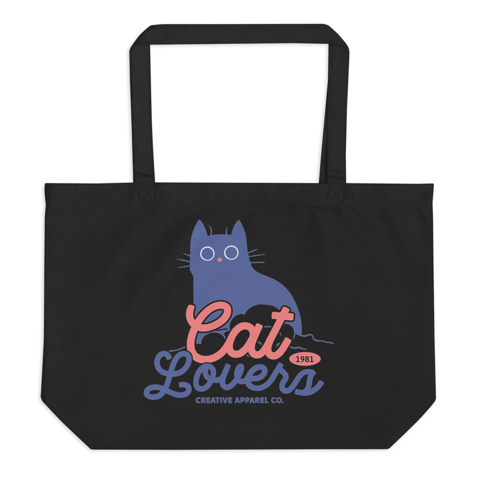 Cats Lovers Large Eco Tote