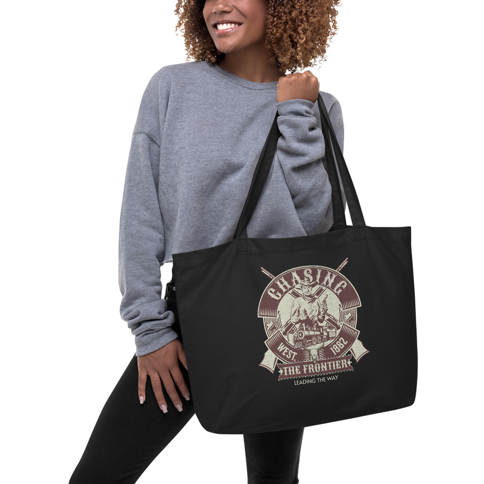 Chasing the Frontier Large Eco Tote