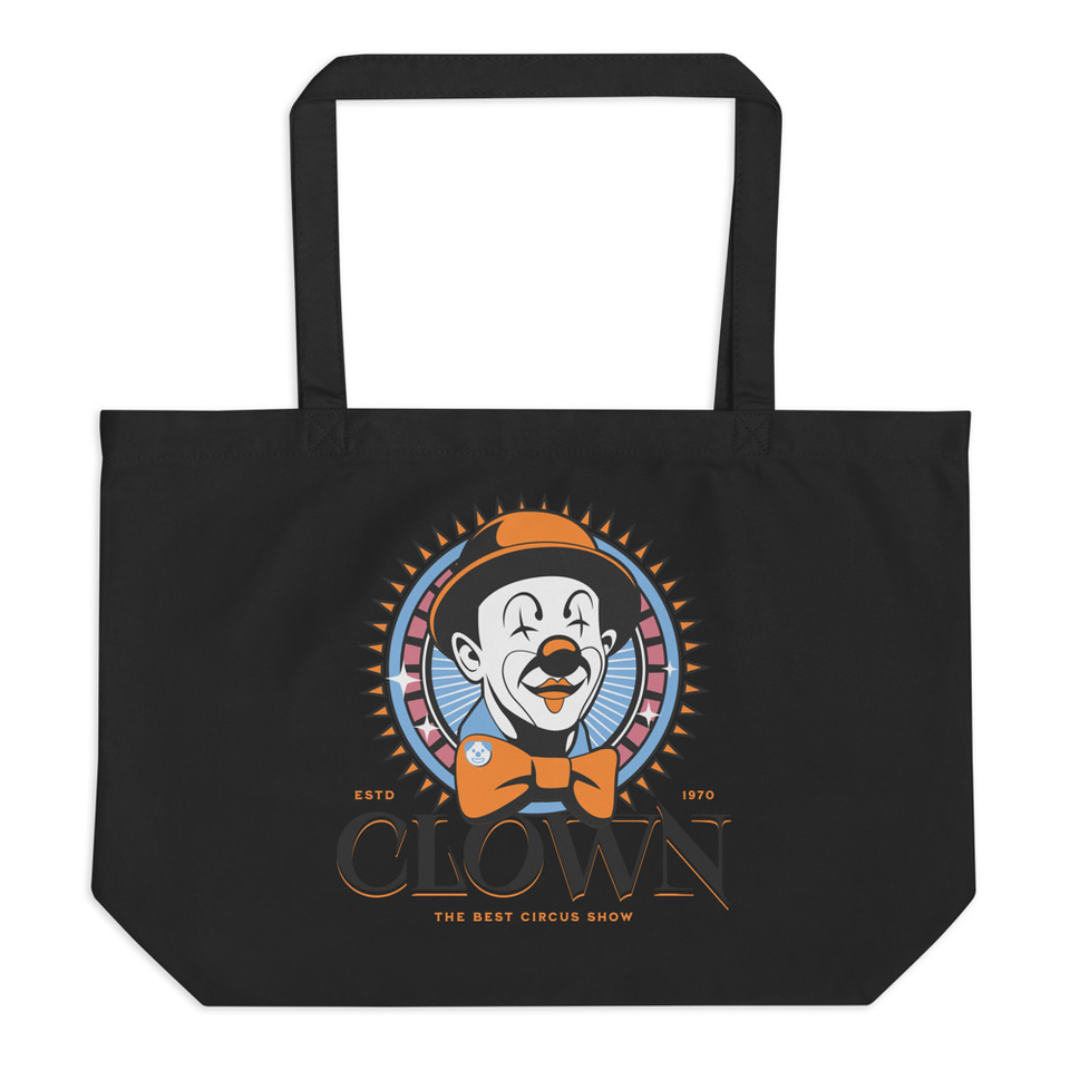 CLOWN LOGO Large Eco Tote