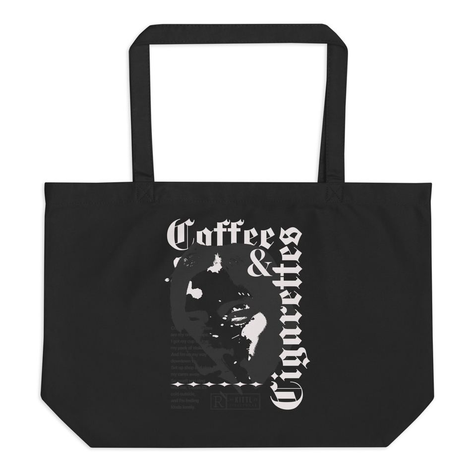 Coffee & Cigarettes Large Eco Tote