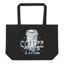Coffee Time Large Eco Tote