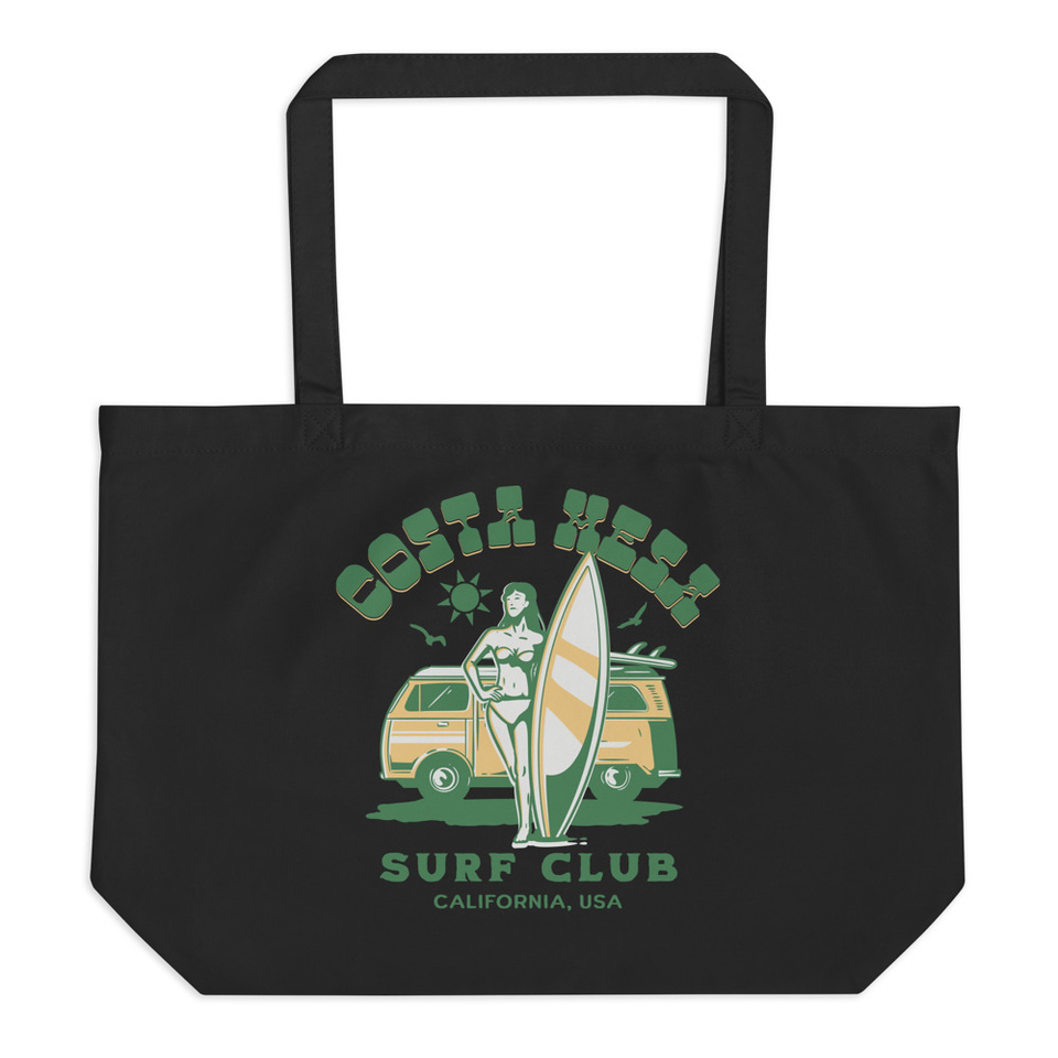 Costa Mesa Surf Club - Campervan Large Eco Tote