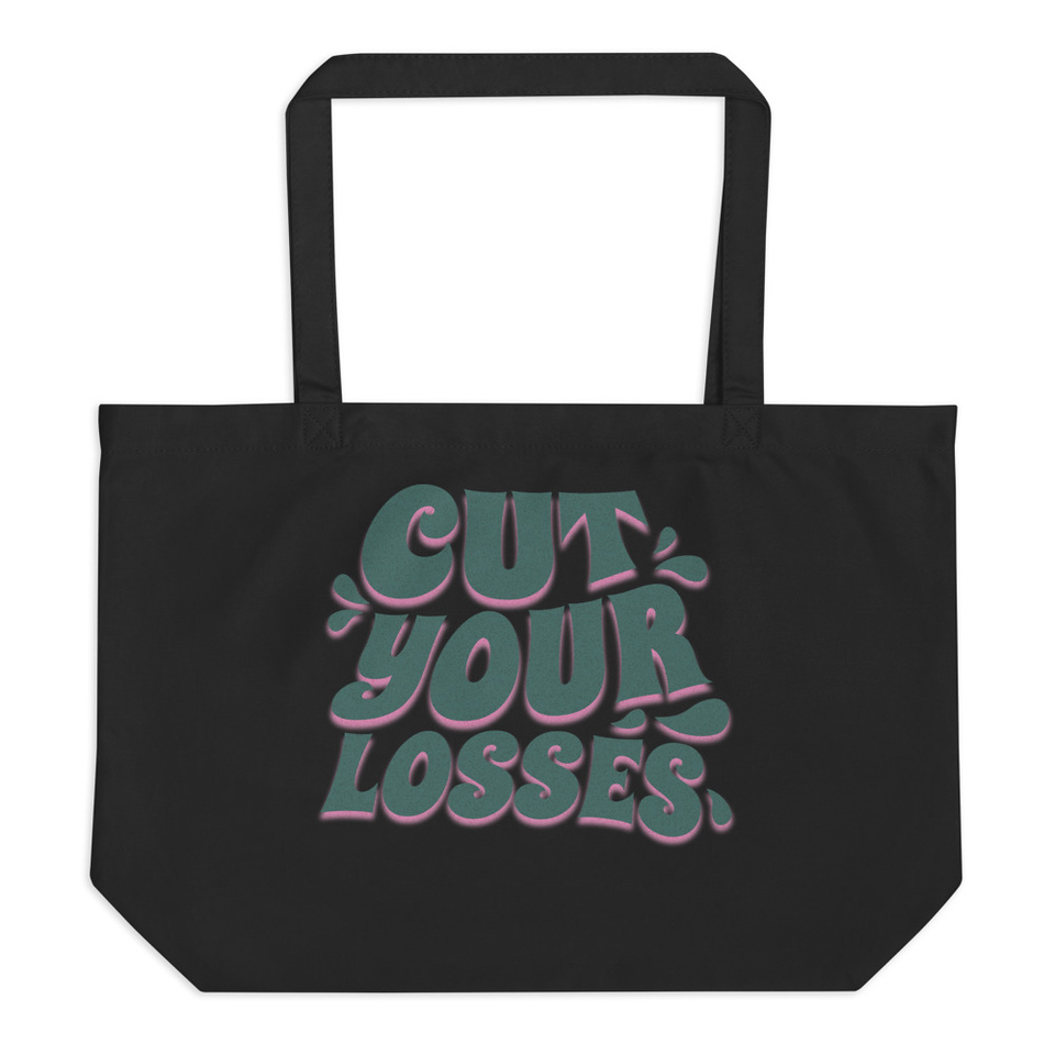 Cut your Losses Large Eco Tote