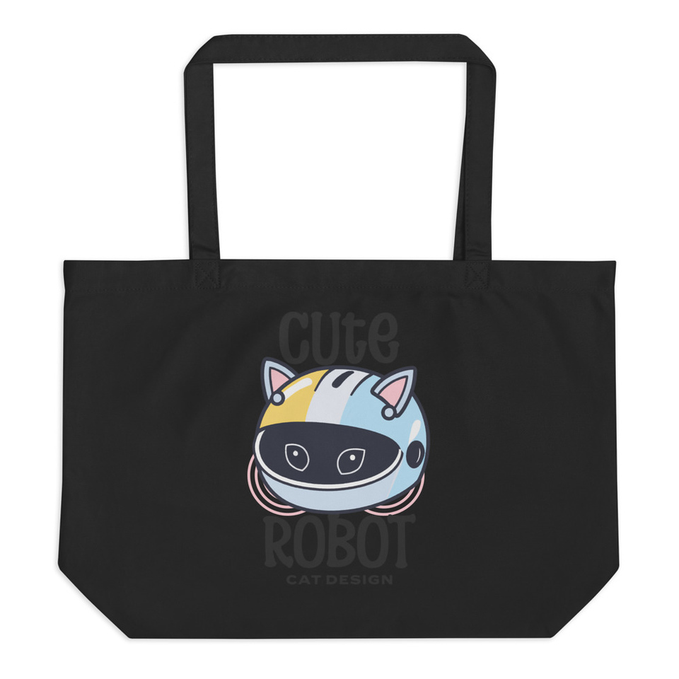 Cute Cat - AI Large Eco Tote
