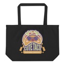 Cute Taco - Colorful Mexican Tortilla Large Eco Tote