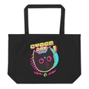 Cyber Cat - Neon Color Large Eco Tote