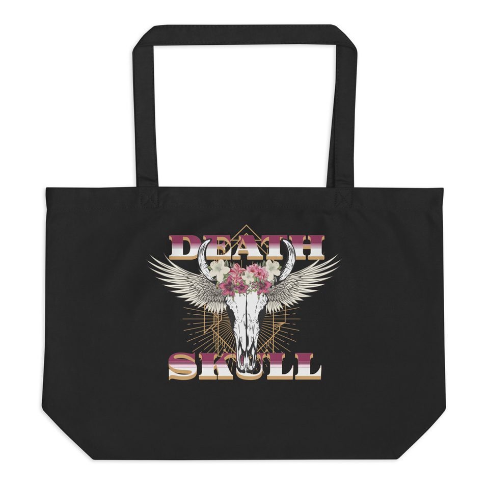 Deah Skull Large Eco Tote