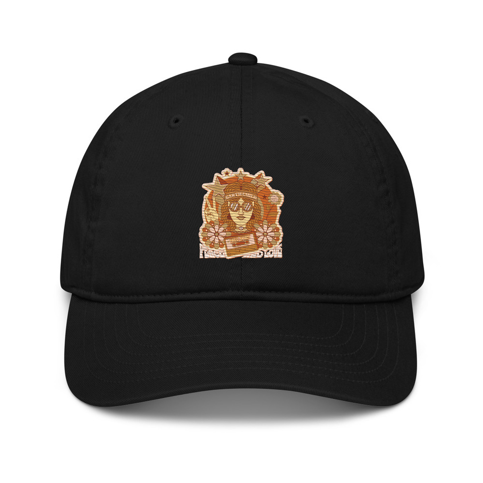 60s tee design Organic Baseball Cap
