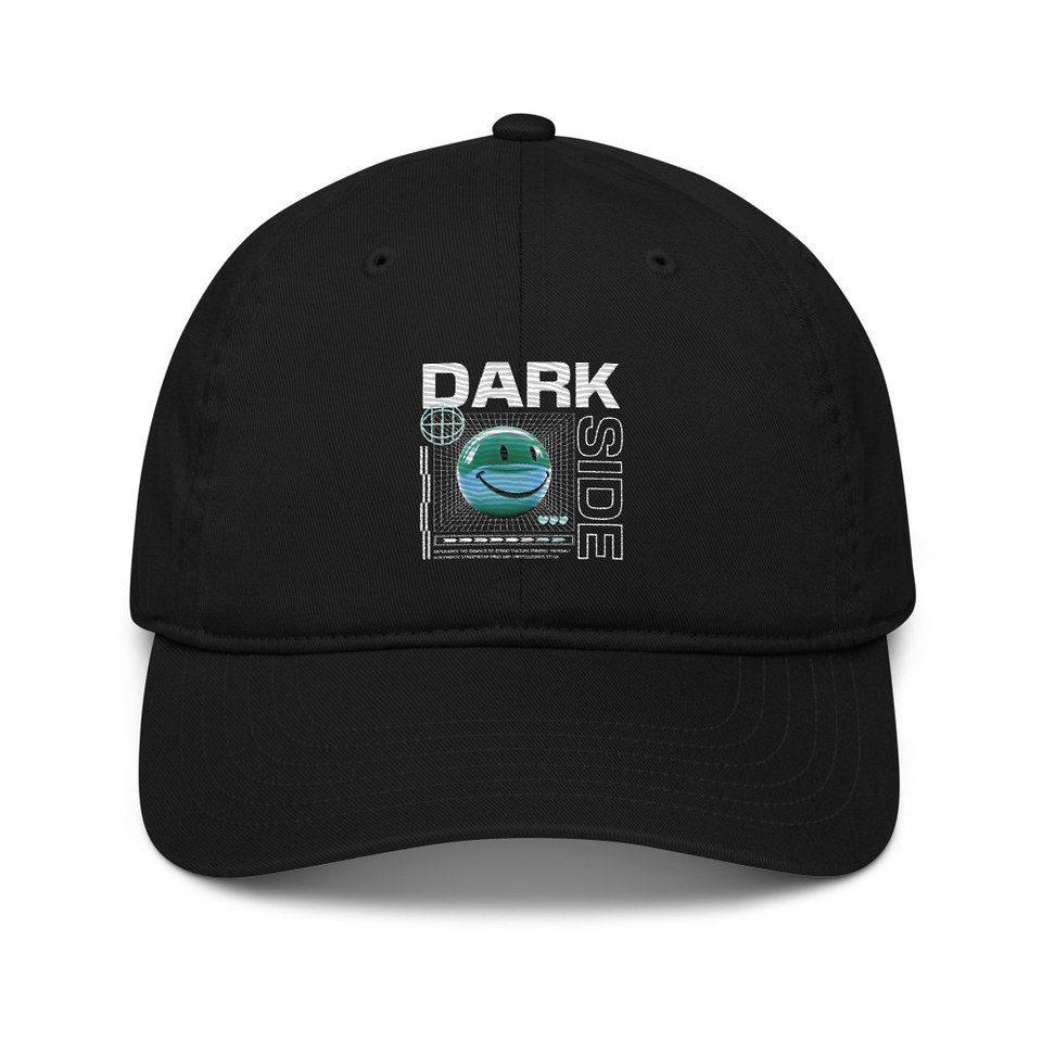Abstract Y2K Organic Baseball Cap