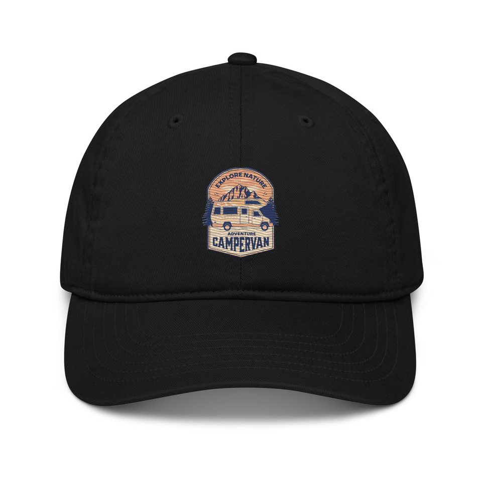 Adventure Campervan - Outdoor Organic Baseball Cap