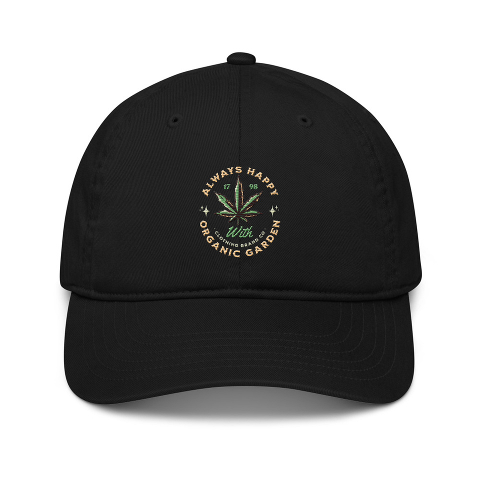 Always Happy - Cannabis Organic Baseball Cap