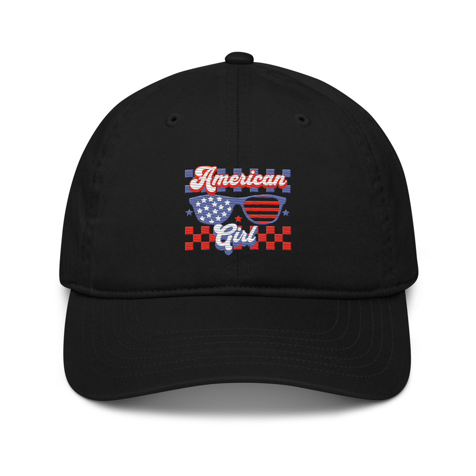 American girl Organic Baseball Cap