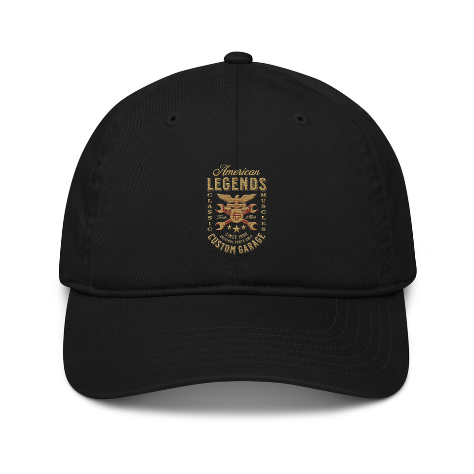 American Legends Garage - Eagle Organic Baseball Cap
