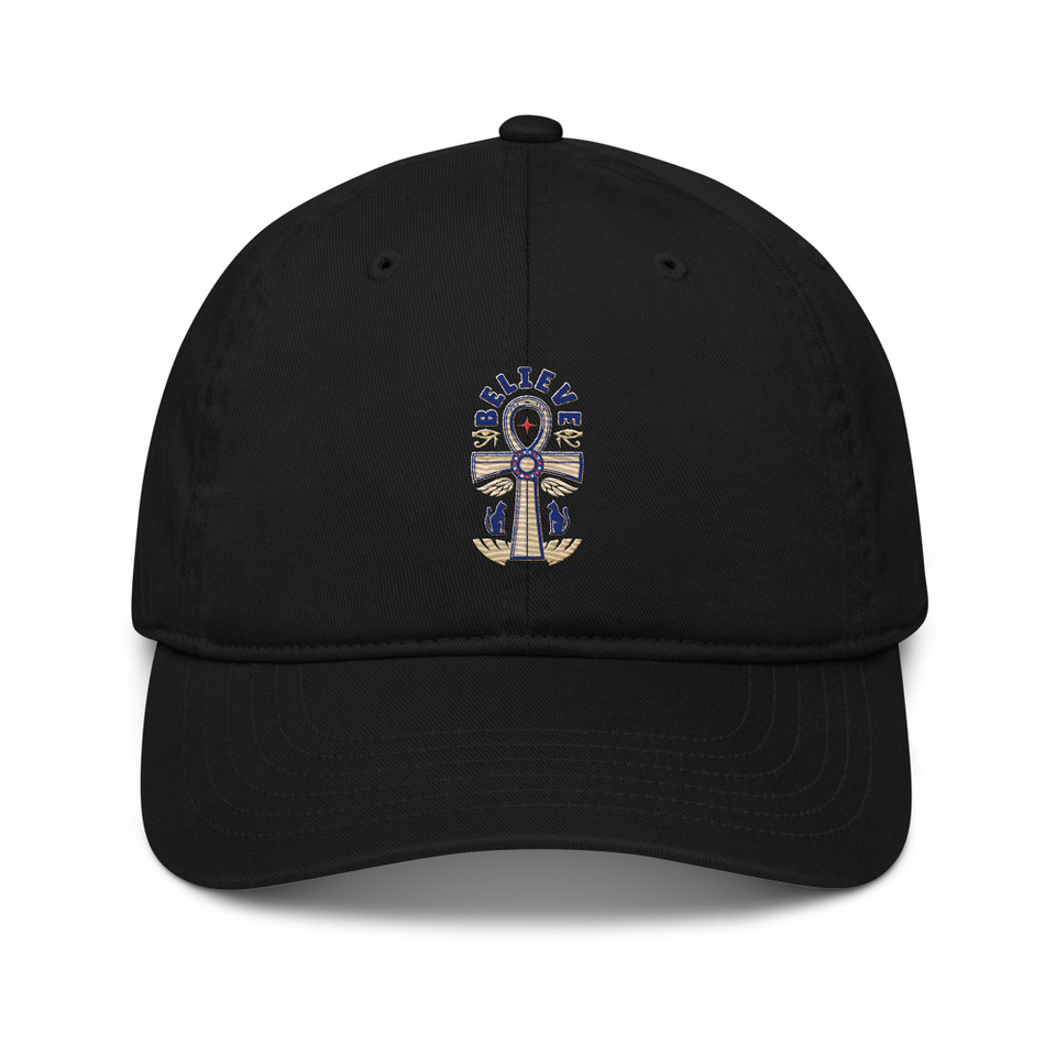 Believe  - Faith Symbol Organic Baseball Cap