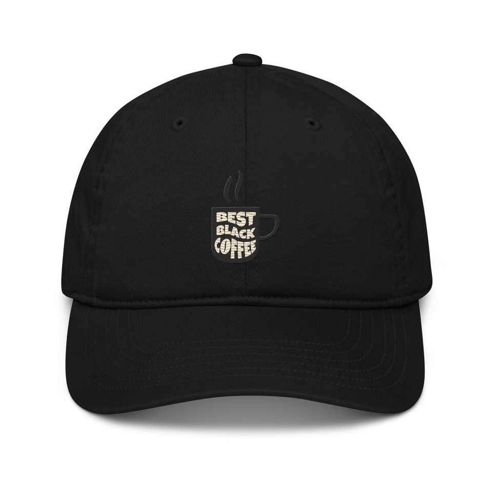 Best Black Coffee - Hot Cup Organic Baseball Cap