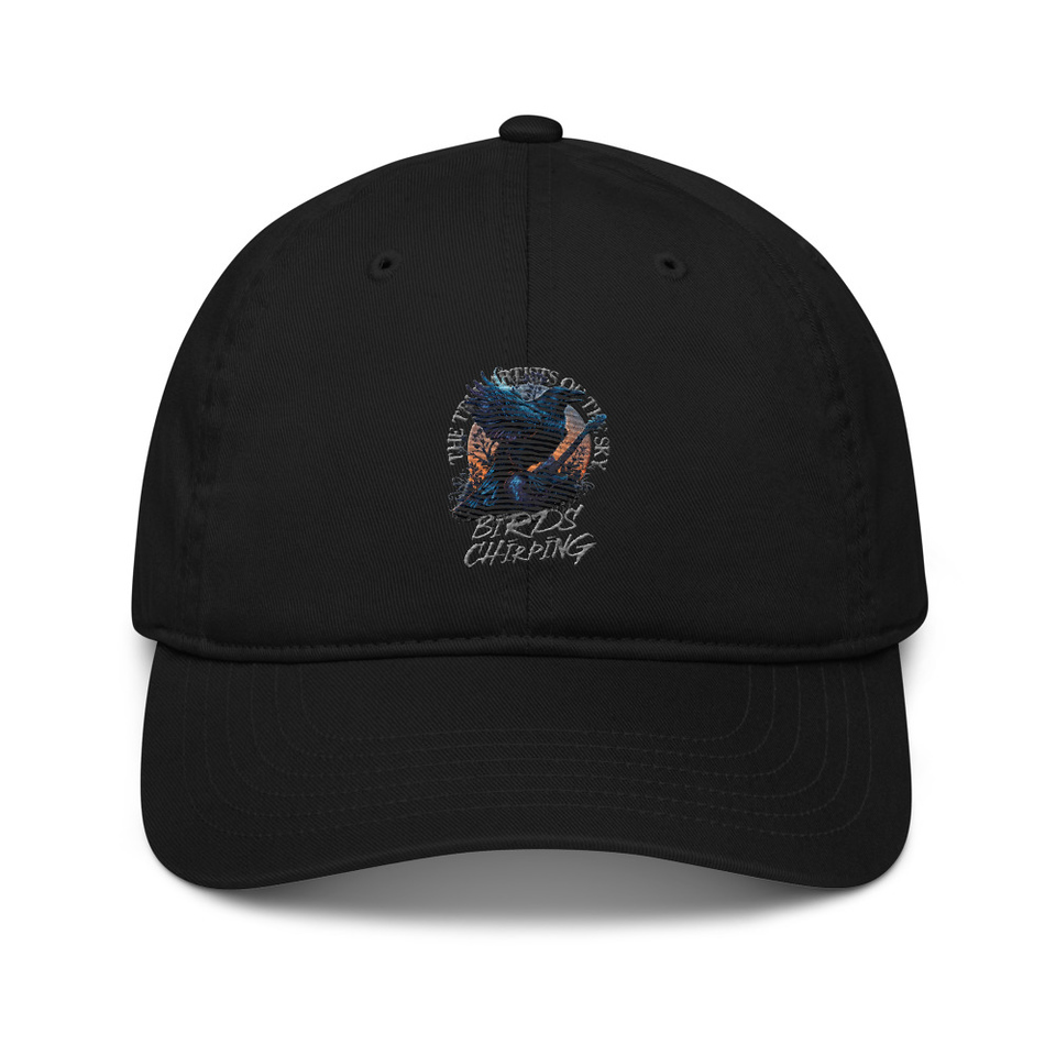 Birds Chirping Organic Baseball Cap